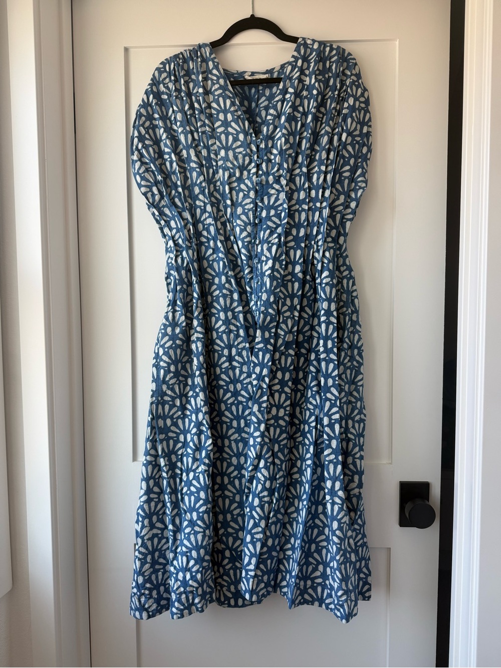 Mirth Caftans Printed Cotton Dress - M